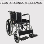 Silla de ruedas con descansa pies desmontables SP7100