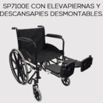 Silla de ruedas con descansa pies desmontables SP7100E